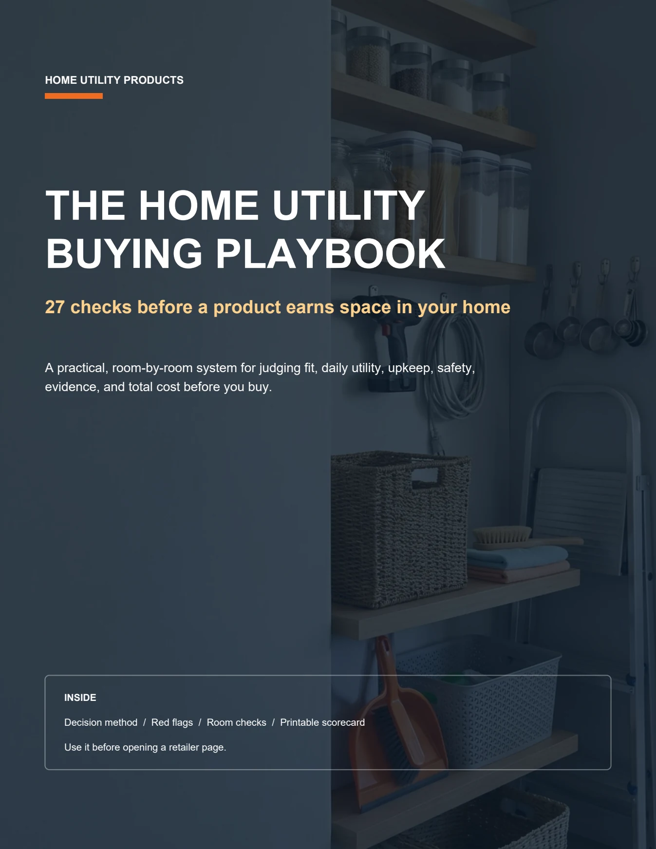 Cover of The Home Utility Buying Playbook