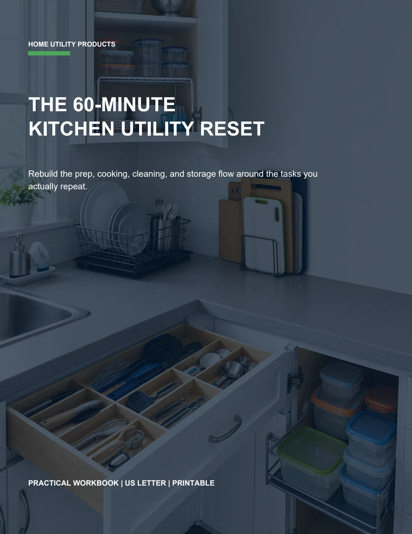 Cover of The 60-Minute Kitchen Utility Reset