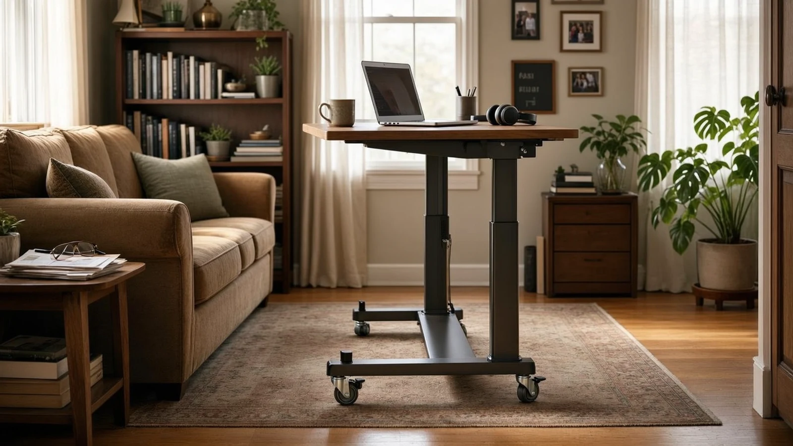 DUMOS rolling desk review hero illustration