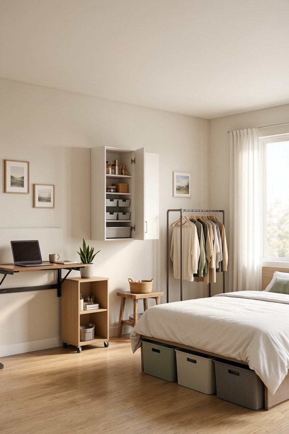 Best small space products represented in a vertical editorial illustration for compact-home planning