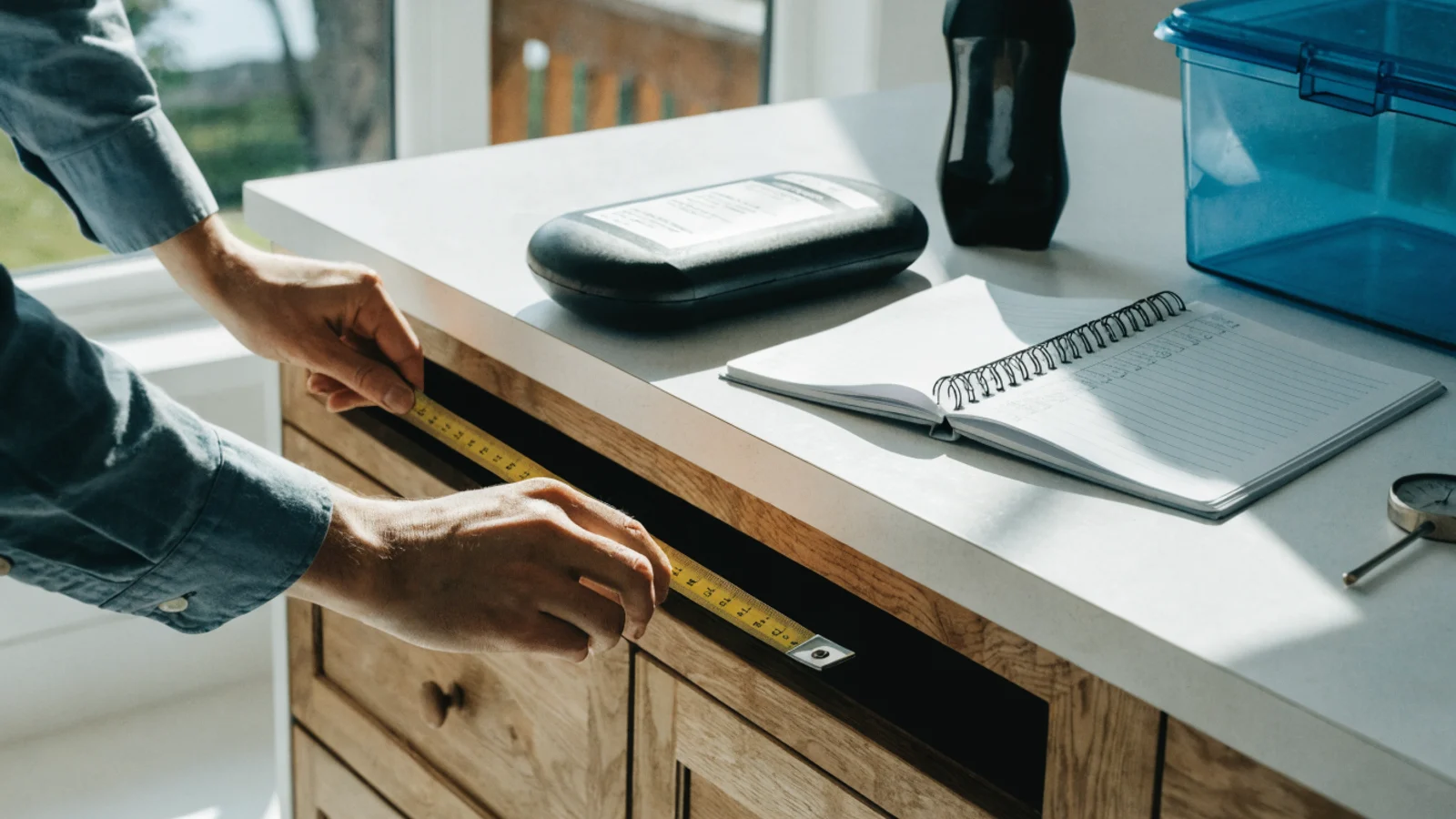 A home utility products checklist review using measurements, evidence notes, and existing household items